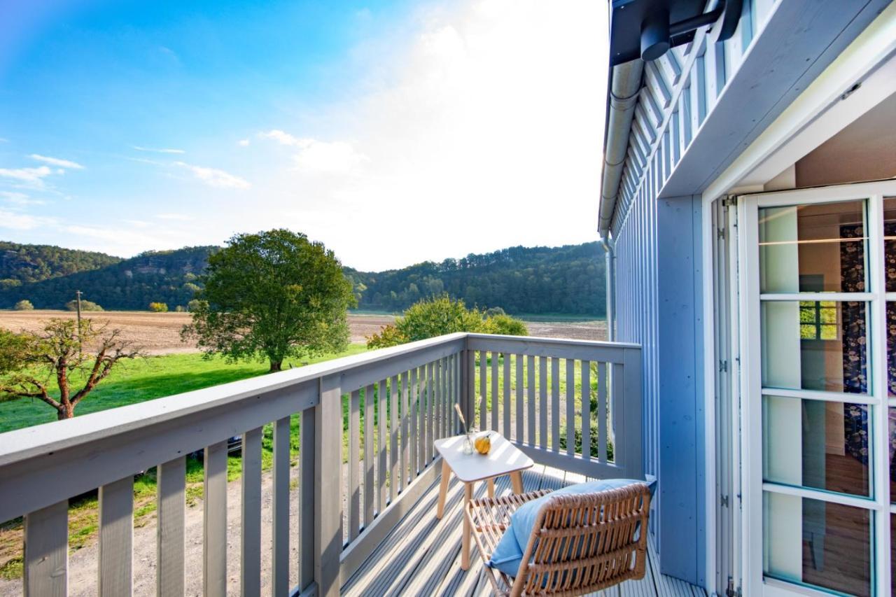 Traumhaftes Gaestehaus An Elberadweg Und Bastei Rathen Kültér fotó